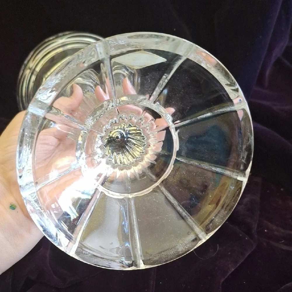 Elegant Crystal Candle Holder